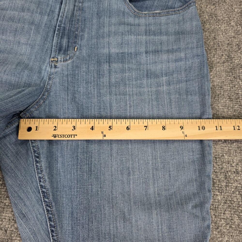 LL Bean Jeans Womens 14P Blue BeanFlex Stretch Mid Rise Classic Fit Denim Casual - Picture 8 of 16